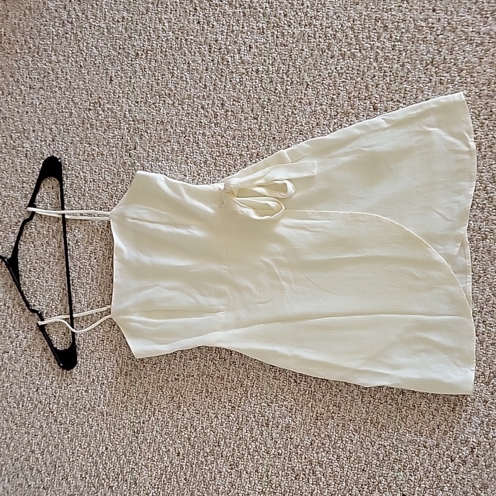 Altar'd State linen spaghetti strap dress XS